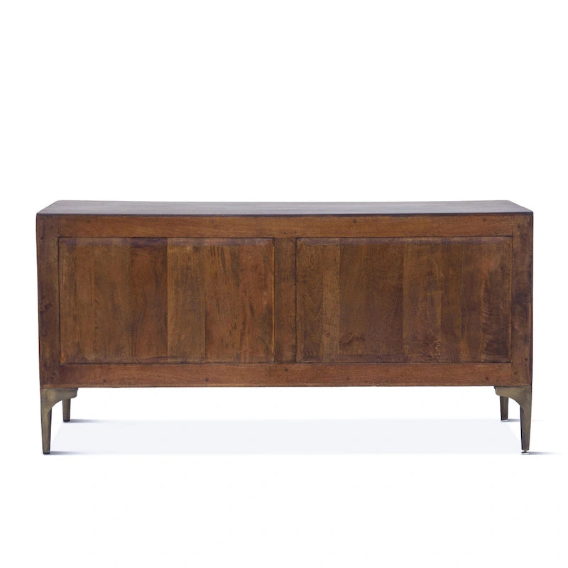 Sideboard aus zweifarbigem Mangoholz