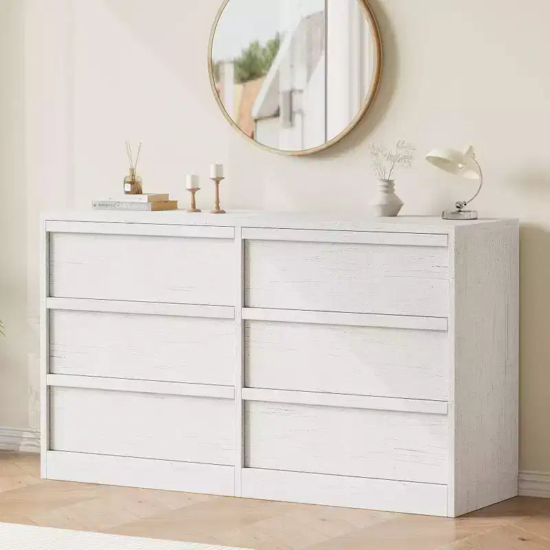 Kommode mit 6/8 Schubladen, breite moderne Schubladenkommode für Schlafzimmer, Wohnzimmer, Kinderzimmer