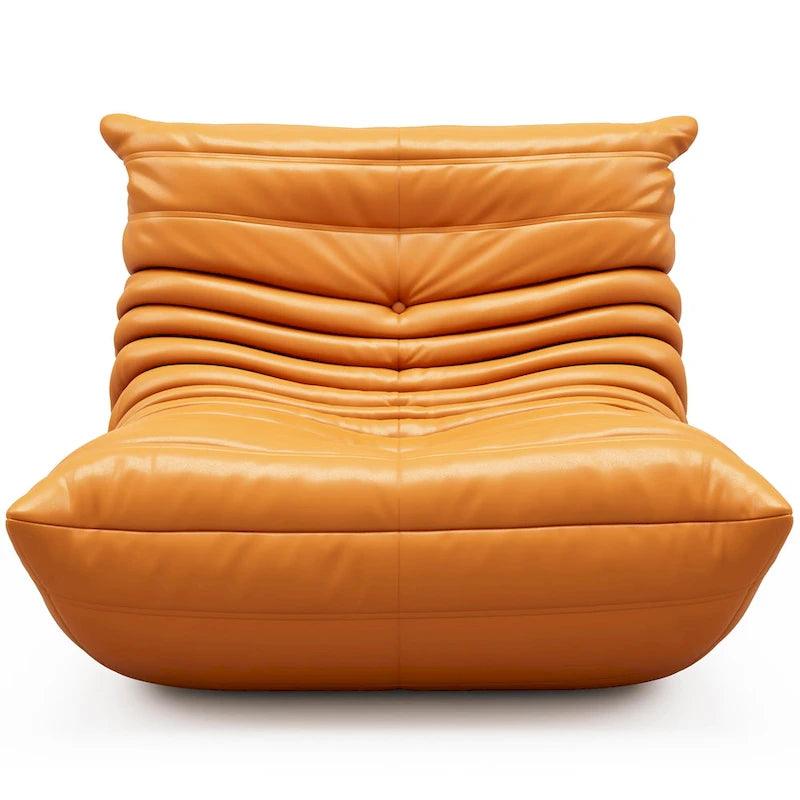 Furgle Mikrofaser-Ledersofa Ergonomisches Design Lazy Sofa Bodensofa