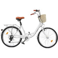 Moasis24/26 7-Gang Cruiser Bike, verstellbares Tiefeinsteigerfahrrad, Pendlerfahrrad, Fahrrad