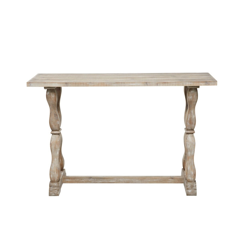 Holz-Konsolentisch oder Bank mit Used-Effekt - Braun - Roche River Decor