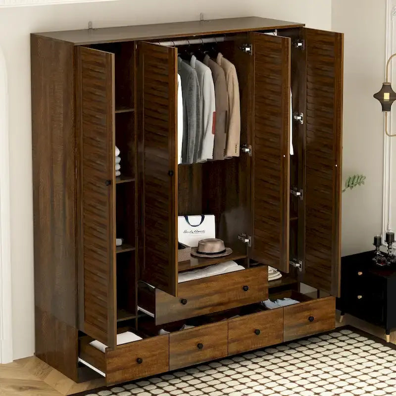 Schlafzimmer Kleiderschrank Garderobe Kleiderschrank Kleiderstange Schublade