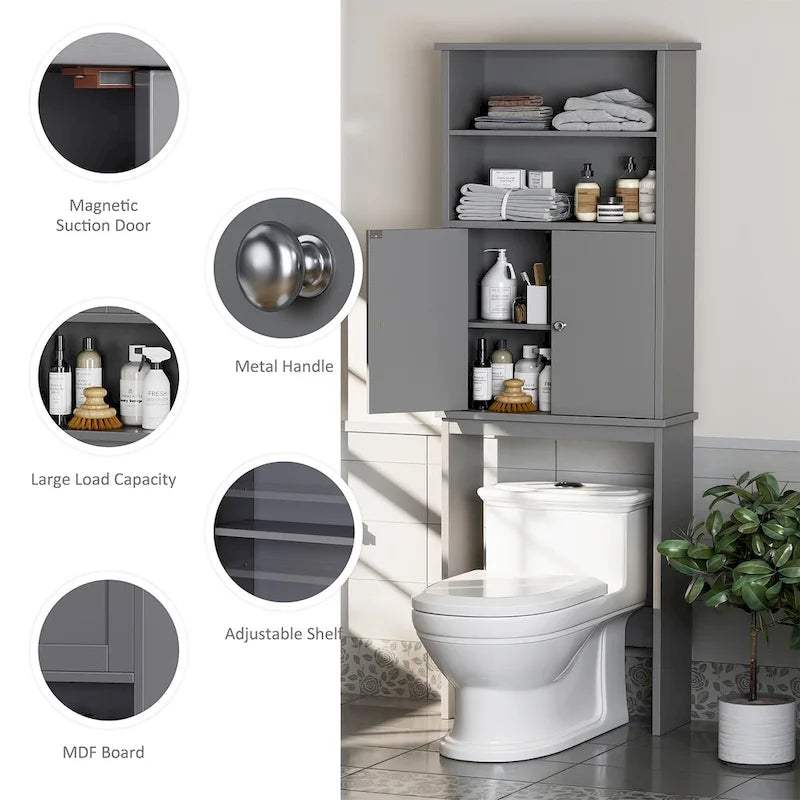 Futzca Toiletten-Überbauschrank mit Tür