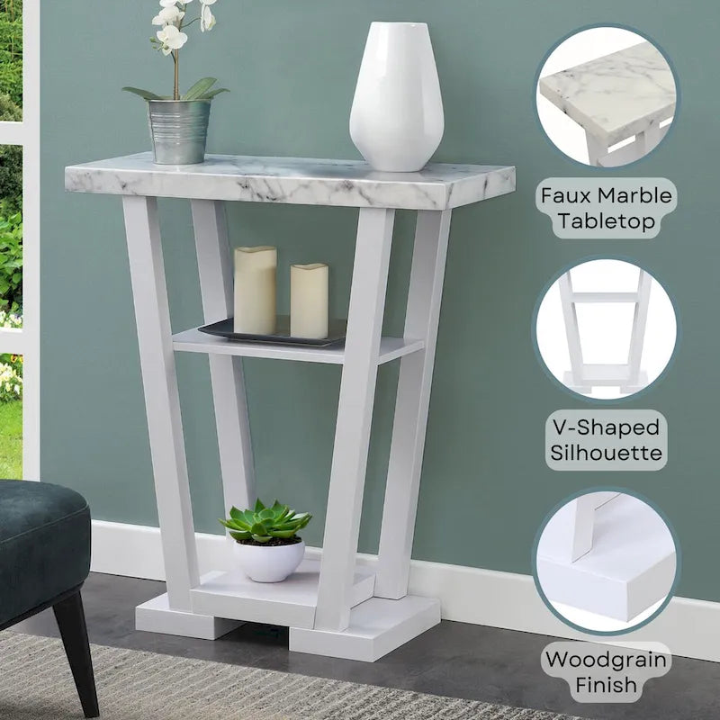 Convenience Concepts Newport V Konsolentisch mit Ablagen