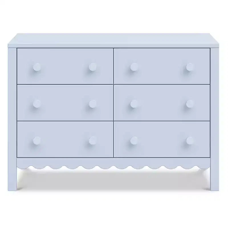 Scallop Kommode mit 6 Schubladen