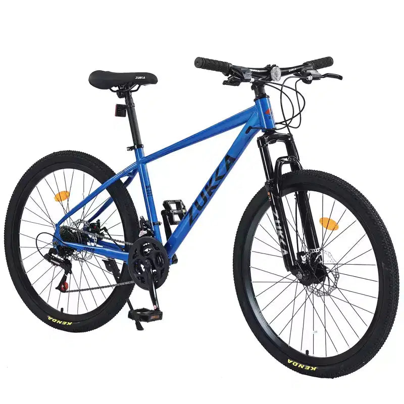 Whisen 26 Zoll Mountainbike mit Federung, 8-Gang-Kettenschaltung, KENDA-Reifen und doppelten Scheibenbremsen