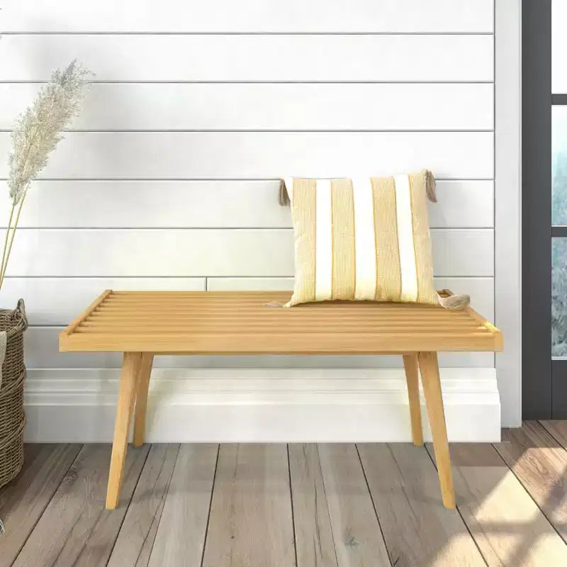 Plank+Beam Flurbank, Massivholzbank für das Schlafzimmer, den Flur oder die Veranda, 41,25


