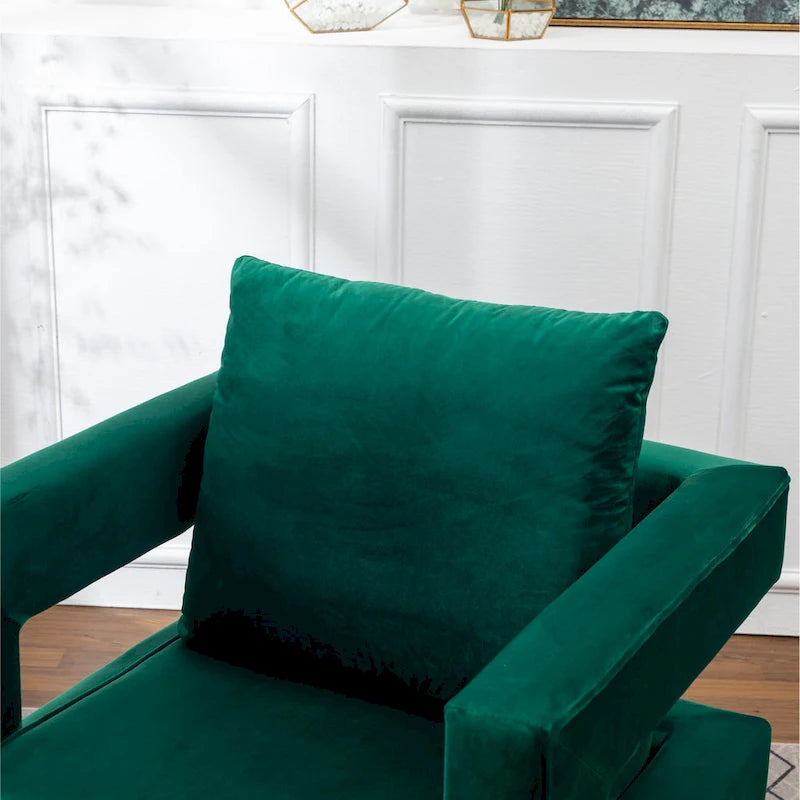 Roundhill Furniture Lenola zeitgenössischer gepolsterter Akzentsessel