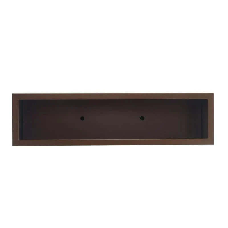 Schwerer metallischer Pflanzkübel für Außenpflanzen, 38L x 10B x 30H Zoll, hohe und lange Pflanzbox mit Metallteiler – 38 x 30 x 10
