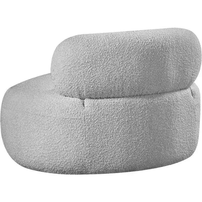Meridian Furniture Venti Stuhl aus Bouclé-Stoff