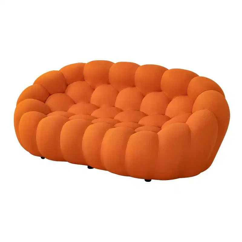 Modernes 2-Sitzer Bubble Sofa, gepolstert, 3D-Textil-Netzstoff für das Wohnzimmer