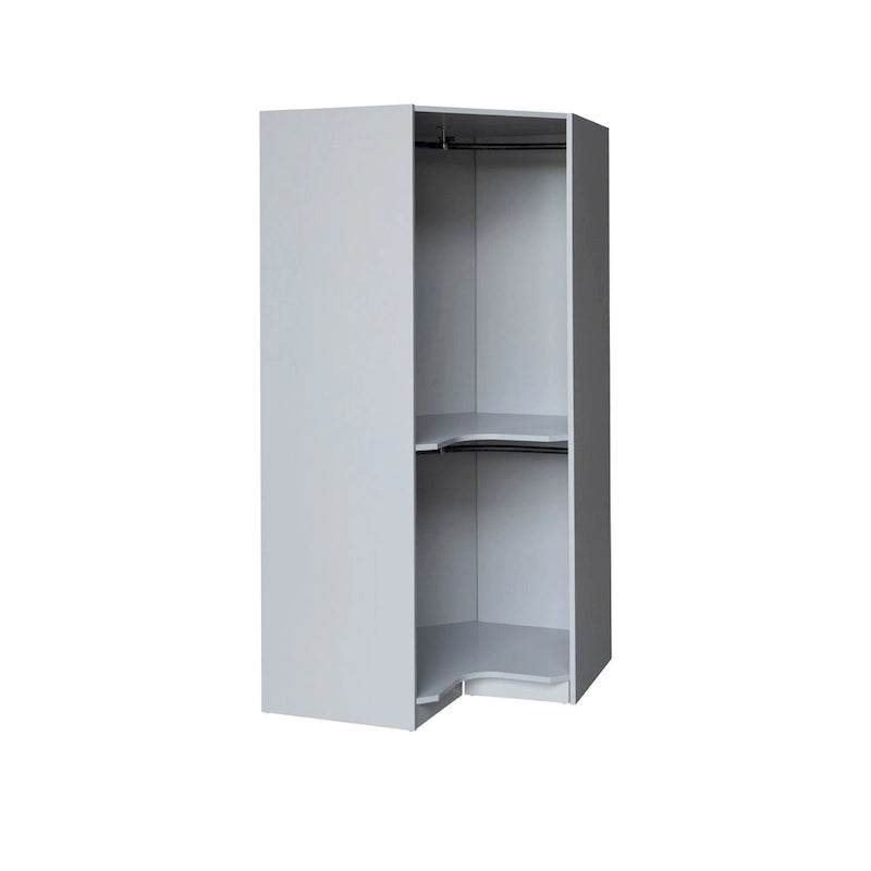 Polygon Eckkleiderschrank mit 2 Türen