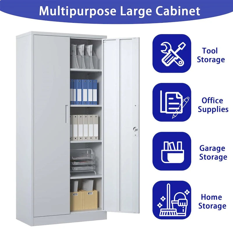 Metall-Garagenschrank