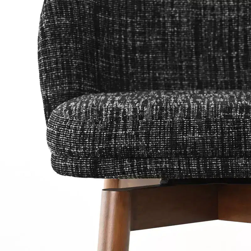 2er-Set moderne drehbare Tresenhocker mit gepolsterter Sitzfläche, 360° rotierbare Stühle für Kücheninsel oder Hausbar mit Massivholzbeinen - Panipeachy