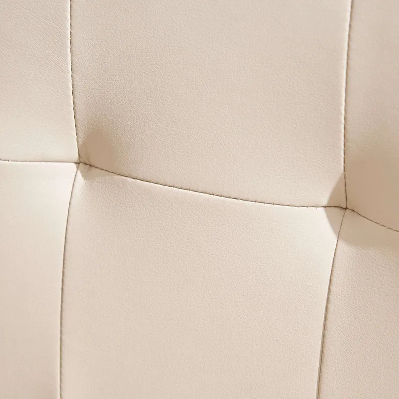 Esszimmerstühle mit Tufting und Kunstlederbezug, 2er-Set