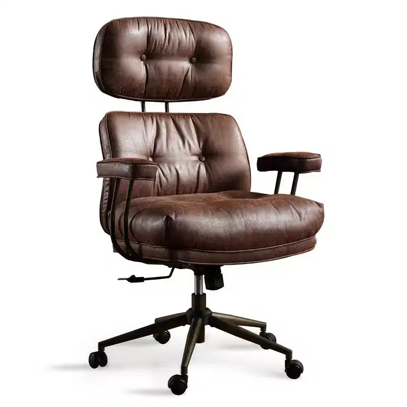HOMLUX ergonomischer Chefsessel mit hoher Rückenlehne und Neigefunktion, komfortabler Lenden- und Nackenstütze