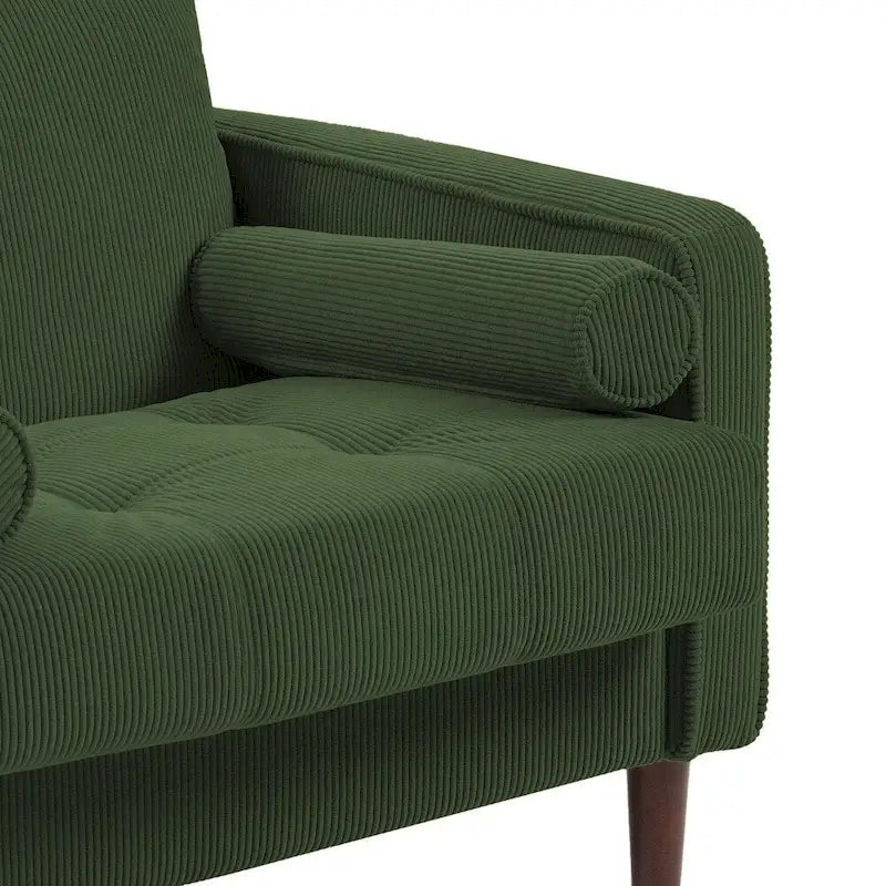 Moderne Polster-Akzentstühle, Cord-Breitsessel für Wohnzimmer