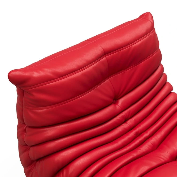 Furgle Mikrofaser-Ledersofa Ergonomisches Design Lazy Sofa Bodensofa