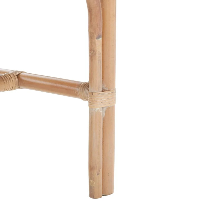 Küstendesign Rattan-Stuhl mit Kissen, 22 B x 24 L x 37 H, 22 B x 24 T x 37 H