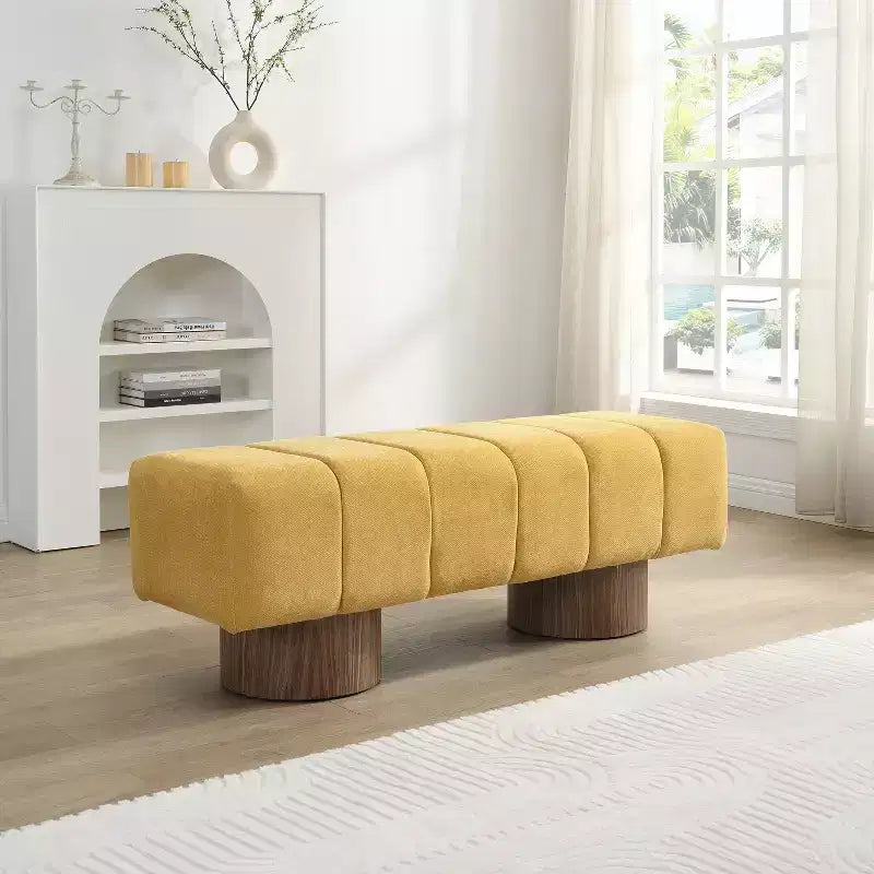 Christopher Knight Home Gale 50 Moderne multifunktionale Esszimmerbank mit Chenille-Polsterung