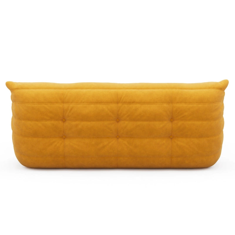 3-Sitzer Wildleder-Stoff Bodensofa Lazy Sofa für das Wohnzimmer