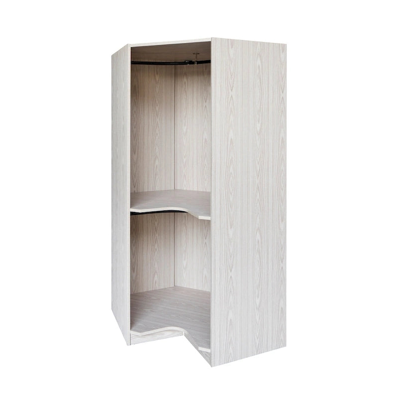 Polygon Eckkleiderschrank mit 2 Türen