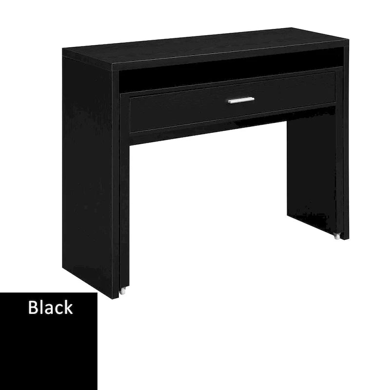 Convenience Concepts Newport JB Konsolentisch/Schreibtisch mit Schublade und Aufsatzaufsatz