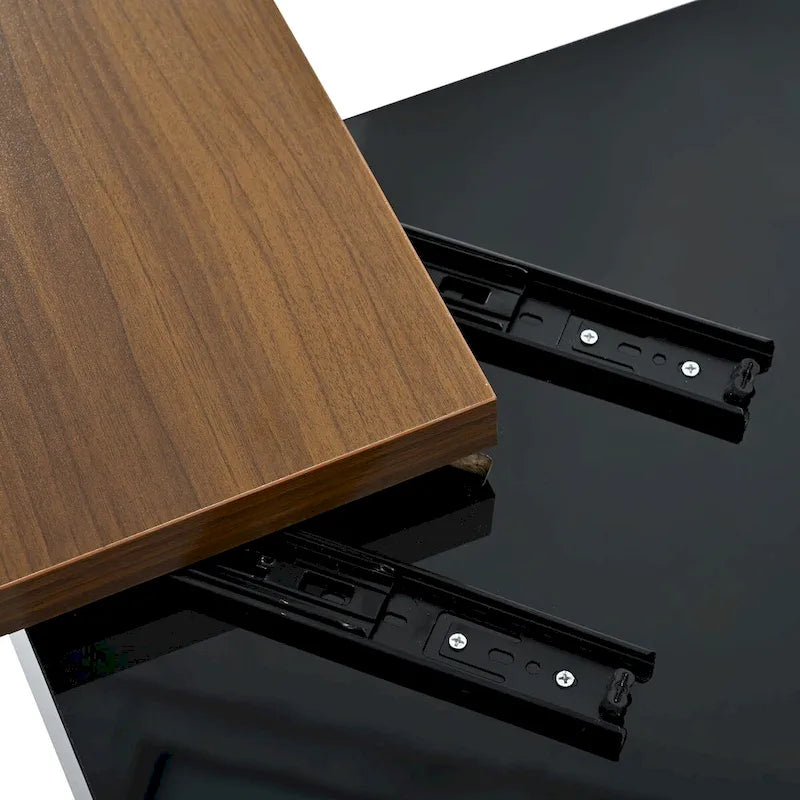 Moderner quadratischer Couchtisch aus Holz