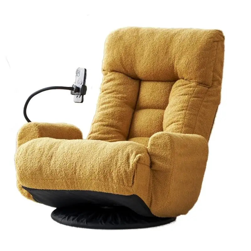 Ergonomischer, drehbarer Gaming-Bodenstuhl mit Neigungsfunktion