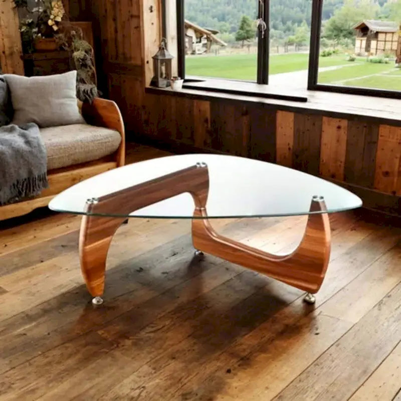 Moderner Couchtisch mit Nierenform