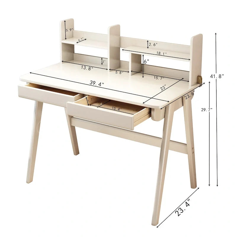 Kinderschreibtisch Kindertisch Holztisch Computertisch mit Bücherregal - N/A