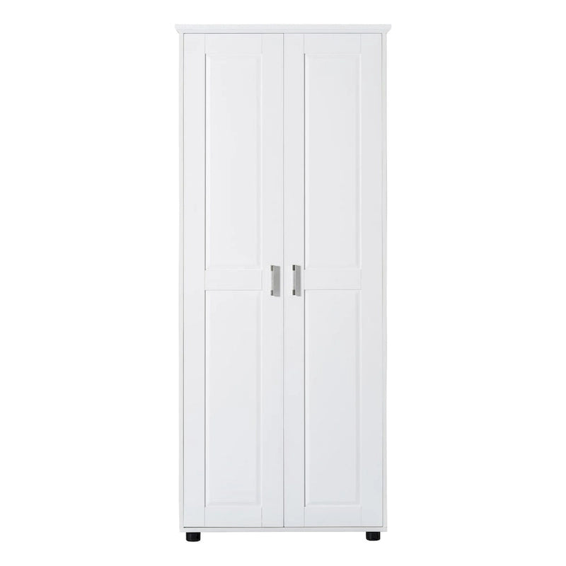 Badezimmerschrank mit zwei Türen, verstellbarem Regal und MDF-Platte