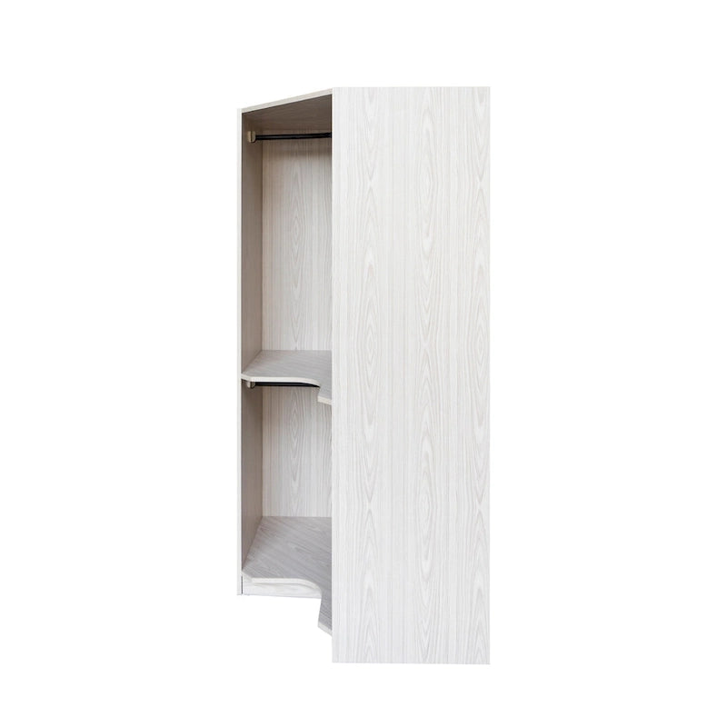 Polygon Eckkleiderschrank mit 2 Türen