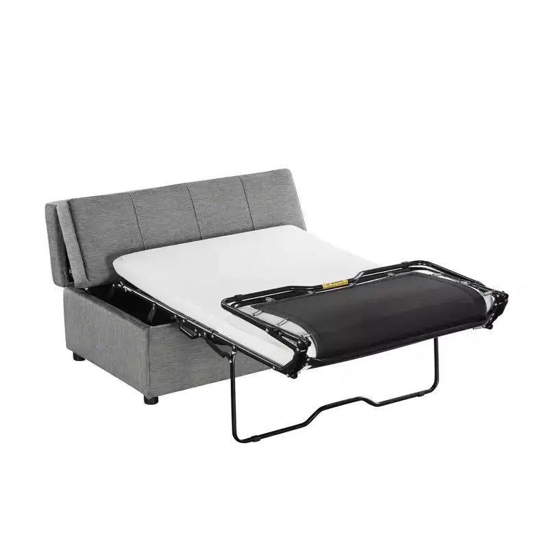 Wandelbares Twin-Size-Schlafsofa mit Bettkasten und Matratze – platzsparendes Gästebett für Wohnzimmer und Wohnung
