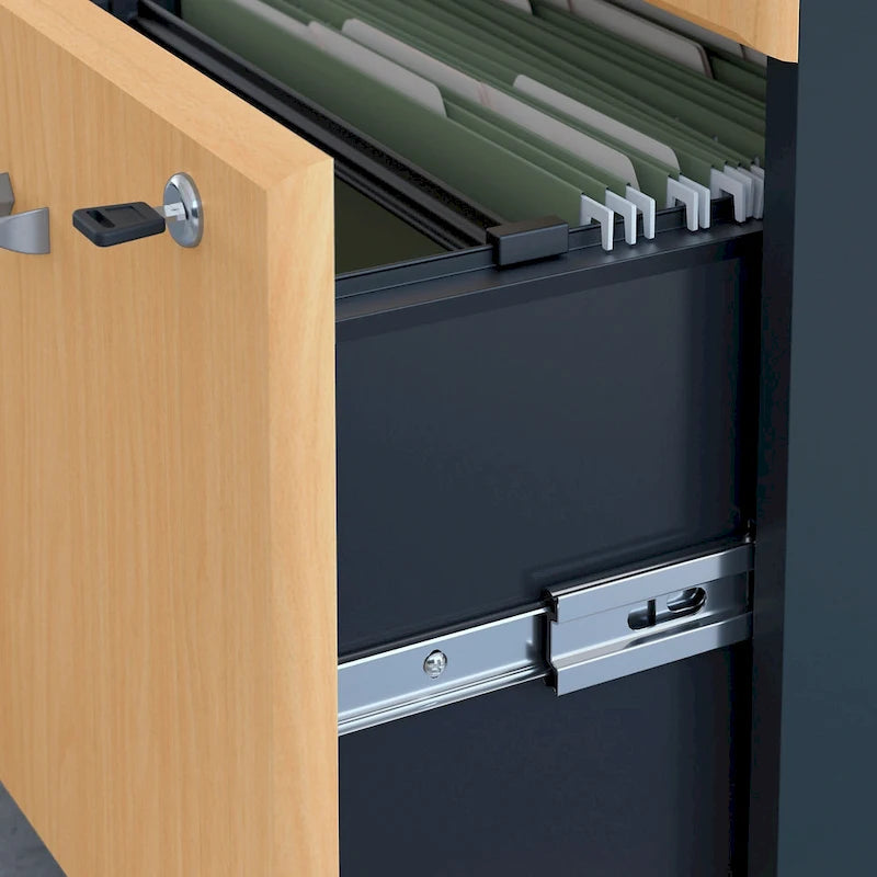 Series A Advantage Buchen-Aktenschrank mit 3 Schubladen