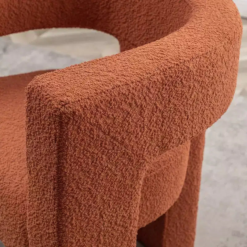 2er-Set 28 breite Polster-Sessel mit Bouclé-Bezug – Kinwell