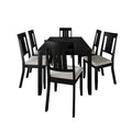 CraftPorch Classic 7-teiliges Esszimmerset aus Holz