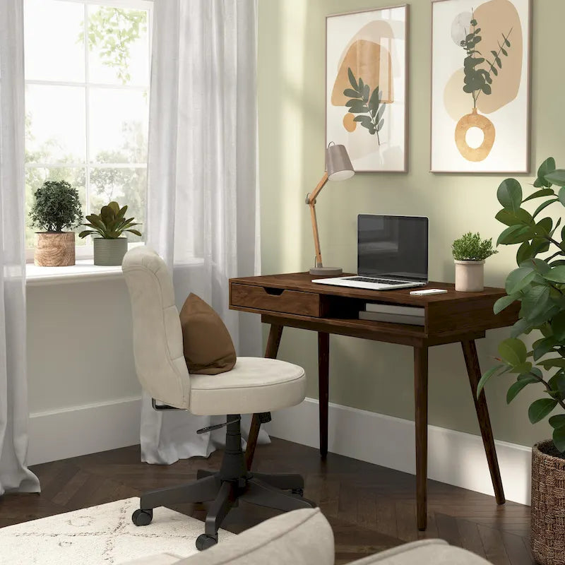Bush Furniture Nora 40 Zoll breiter Schreib- und Computertisch mit Stauraum