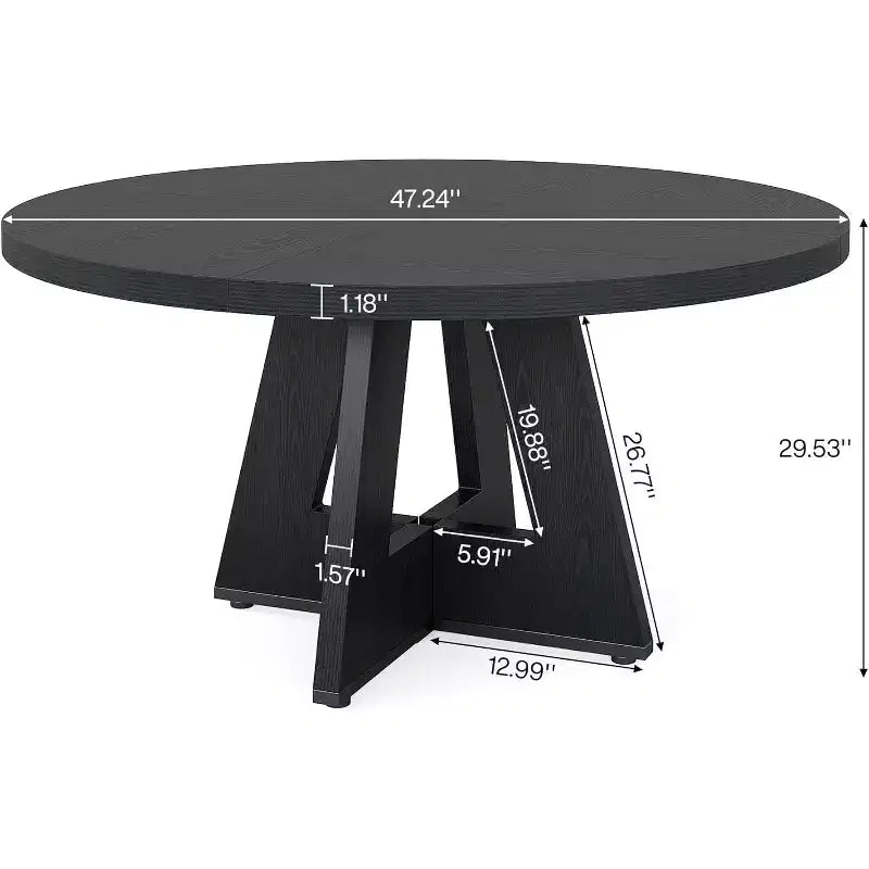 Runder Esstisch, 120 cm, für 4 Personen