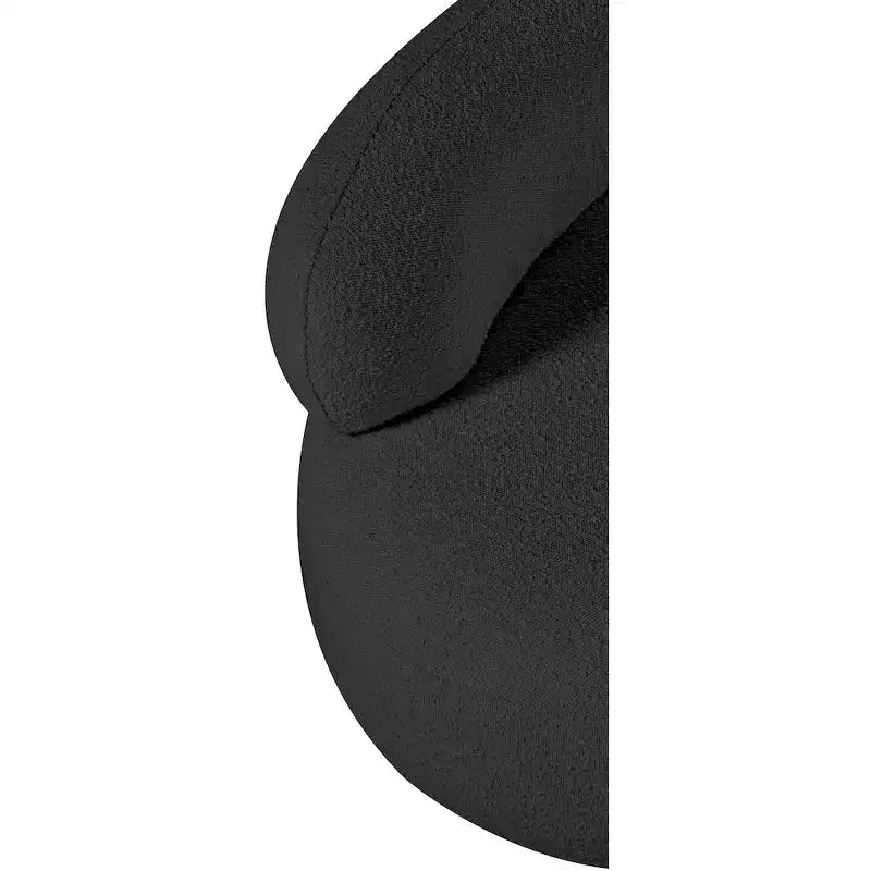 Meridian Furniture Venti Stuhl aus Bouclé-Stoff