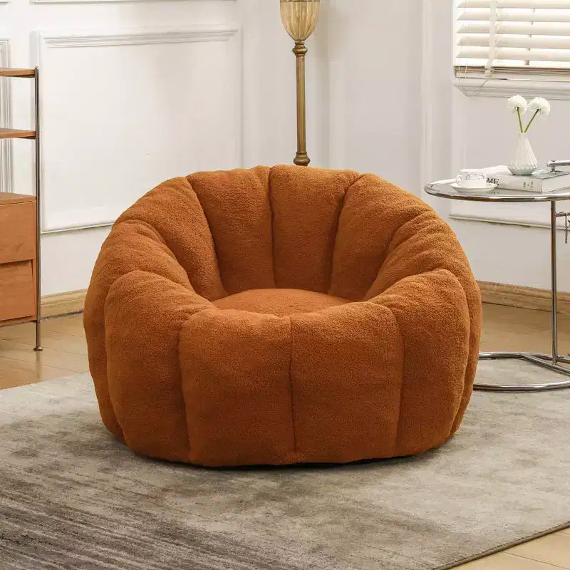 Sitzsack-Sessel mit Armlehnen, Füllung aus hochdichtem Schaumstoff, Relaxsessel für Erwachsene, Wohnzimmer