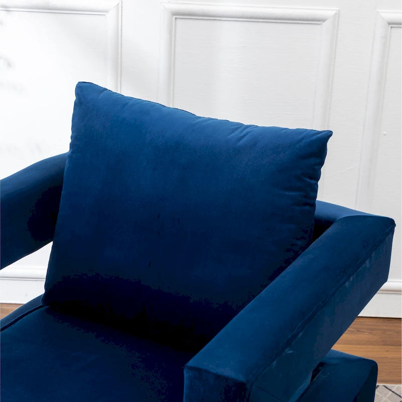 Roundhill Furniture Lenola zeitgenössischer gepolsterter Akzentsessel