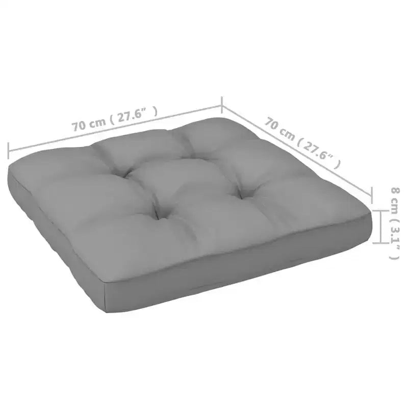 vidaXL 10-teiliges Gartenmöbelset, Outdoor-Ecksofa aus massivem Kiefernholz