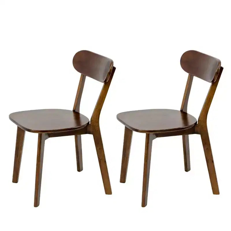 Set aus 2 Esszimmerstühlen aus Massivholz im Mid-Century-Modern-Stil, Küchenstühle für Esszimmer, Restaurant oder Wohnzimmer – Panipeachy
