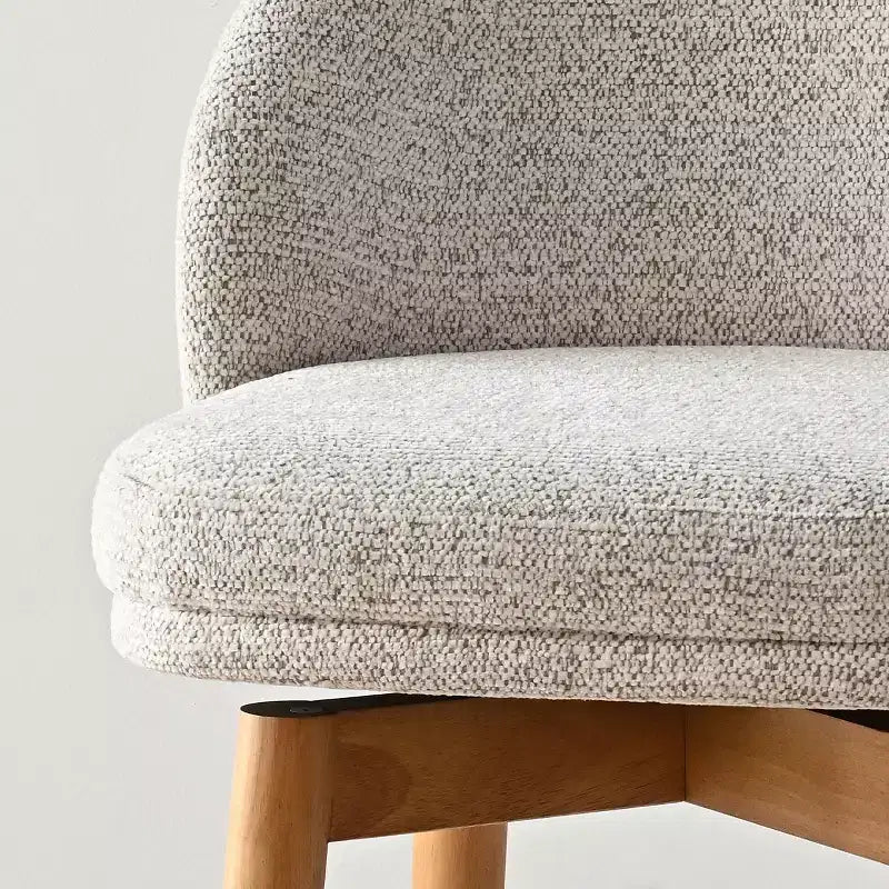 2er-Set moderne drehbare Tresenhocker mit gepolsterter Sitzfläche, 360° rotierbare Stühle für Kücheninsel oder Hausbar mit Massivholzbeinen - Panipeachy