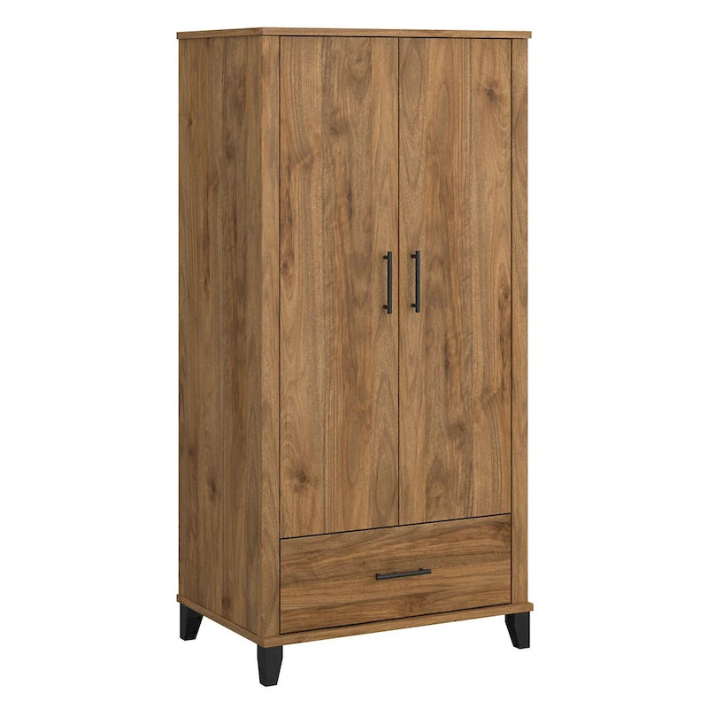 Somerset Hoher Eingangsschrank mit Türen und Schublade von Bush Furniture