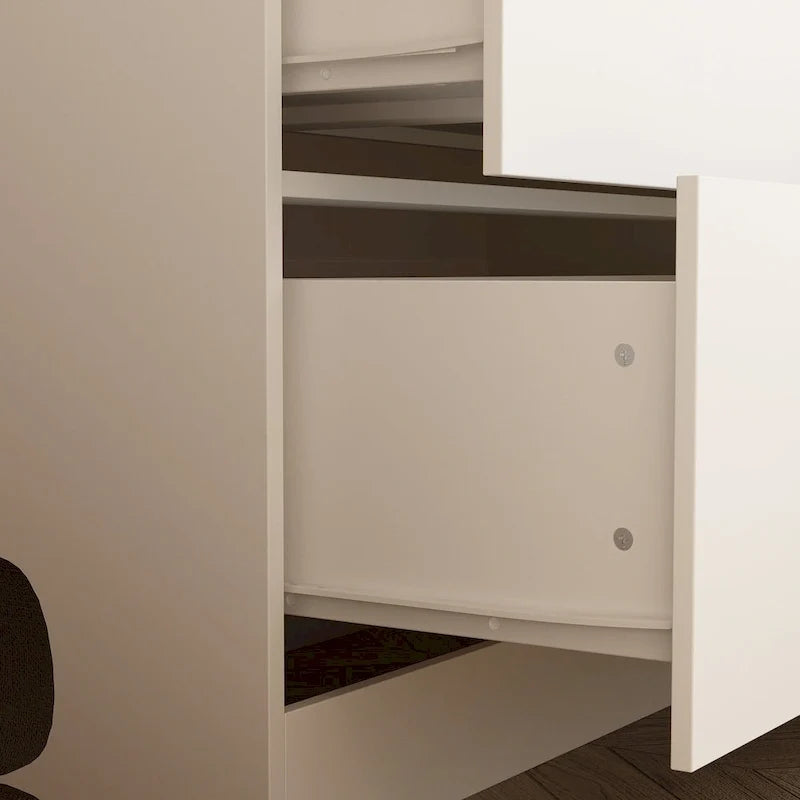 Kleiderschrank mit Spiegel, verstellbarer Kleiderstange und platzsparendem Design