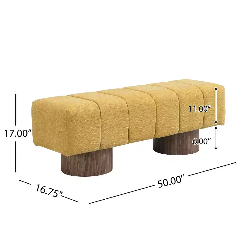 Christopher Knight Home Gale 50 Moderne multifunktionale Esszimmerbank mit Chenille-Polsterung