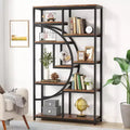 Lantine 5-Ebenen-Bücherregal mit 9 offenen Ablagefächern