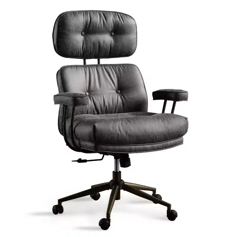 HOMLUX ergonomischer Chefsessel mit hoher Rückenlehne und Neigefunktion, komfortabler Lenden- und Nackenstütze
